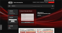 Desktop Screenshot of kiapartsaccessories.com